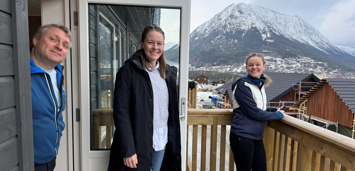 Utsikt frå lærlingkollektivet